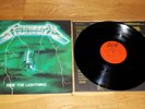 METALLICA ride the lightning BERNETT vinyle LP THRASH METAL green VERT 1984