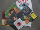 Elvis Presley 5 Vinyl LP and 2 single records bundle - Pot Luck Gold Records etc