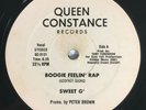 SWEET G - Boogie Feelin Rap - QUEEN CONSTANCE - Peter Brown - Rare rap - VG+