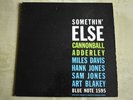 Cannonball Adderley - Somethin' Else - Blue Note 1595 Miles Davis Ex/Ex