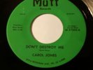 Carol Jones Don't destroy me Northern Soul