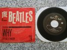 THE BEATLES WHY/ CRY FOR A SHADOW AUTHENTIC MGM K-13227 7 45 w/PS PICTURE SLEEVE