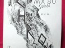 *Genuine* CHROME 1981 GIG FLYER *ONLY U.S. APPEARANCE* MX-80 Industrial PUNK