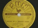 ROCKABILLY BOPPER 78 - JOHNNY CASH - BIG RIVER - HEAR- 1957 SUN 283