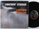 LIGHTNIN' HOPKINS Lightnin' Strikes VEE-JAY LP VG+ mono reissue ^