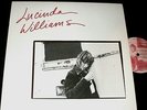 LUCINDA WILLIAMS s/t 1988 LP RARE FOLK ROCK ORIGINAL PRESSING NEAR MINT + INSERT