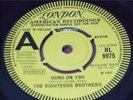 Righteous Brothers:  Hung On You /Unchained Melody  UK  1965  EX  DEMO  7