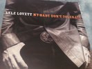 Lyle Lovett - My Baby Don't Tolerate Vinyl Double LP 2003 Folk Country