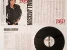 Michael Jackson BAD Vinyl LP Analog Record Obi EPIC 28 3p 800 Man In The Mirror
