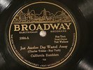 JAZZ CALIFORNIA RAMBLERS ROLLINI Just Another Day Wasted Away BROADWAY 1084 E-