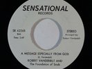 Sweet Soul 45 ROBERT VANDERBILT A Message Especially From God on Sensational NM