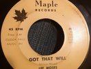Lee Moses got that will 45 on maple