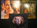 3 Styx LP lot, Pieces of Eight,The Grand Illusion,Crystal Ball, all VG++