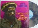 DON CARLOS Pass Me The Lazer Beam ENTERPRIZE Hard 80's Roots Reggae LP HEAR