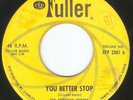 HEAR Canadian Rogues-You Better Stop TUFF '65 FL JANGLE PUNK b/w GARAGE LAMENT