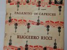 Ruggiero Ricci Violin Paganini 24 Caprices Decca WBG ED1 Red print  SXL 2194