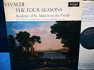 ARGO ZRG 654 *OVAL 1ST* MARRINER* VIVALDI: THE FOUR SEASONS* ASMF* w INSERT* NM