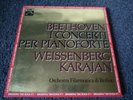 BEETHOVEN I Concerti per Pianoforte Weissenberg Karajan 4 LP BOX