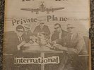 THOMAS LEER - Private Plane / International - First Press - RARE