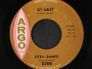 ETTA JAMES: At Last / I Just Want To Make Love To You 45 (plays well) Soul