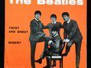 THE BEATLES (45 RPM - ITALY) QMSP 16352  TWIST AND SHOUT - MISERY (TOP EDITION)