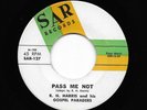 R.H. Harris And His Gospel Paraders - Pass Me Not / Troublin' Mind (45) 127