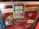 EAGLES - Fully Hand Signed - ' Live ' VINYL DLP Felder Frey Henley Timothy Walsh