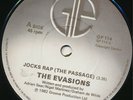 THE EVASIONS “Jock Rap ” (Groove Production GP 114 ) rare synth boogie 7” 45