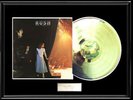 RUSH EXIT STAGE LEFT ALBUM FRAMED LP WHITE GOLD SILVER PLATINUM TONE RECORD