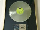 Grand Funk Railroad - On time gold frame with vinyl record and plaques gift idea