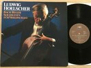 LUDWIG HOELSCHER Suites for Cello Solo BACH REGER 1stPress 1979 MPS RECORDS MINT