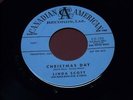 CHRISTMAS 45, LINDA SCOTT, XMAS DAY.  SANTO JOHNNY, TWISTING BELLS.  PROMO.
