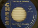 ELMORE JAMES CHESS 1756 THE SUN IS SHINING I CAN'T HOLD OUT BLUES 45
