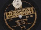 Richard Tauber – 78 rpm Parlophone P.O. 186: Plaisir d’amour/Es muss ein Wunderb