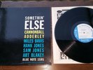 CANNONBALL ADDERLEY MILES DAVIS SOMETHIN' ELSE 1963 BLP 1595 MONO RVG EAR GROOVE