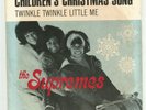 SOUL TEEN CHRISTMAS w PICTURE SLEEVE -  SUPREMES  TWINKLE -HEAR -1965 MOTOWN