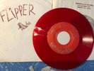 Flipper - Sex Bomb Brainwash Red Vinyl Hand Stamped Fish Print - RARE 45