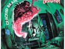 DESTRUCTION - Cracked Brain - 1990 Germany LP Schmier signed cover