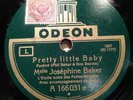 Josephine Baker Pretty Little Baby Rare Odeon 10''/78 RPM 1927