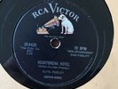 ROCK 78 RPM ELVIS PRESLEY  HEARTBREAK HOTEL VG+ RCA- 20-6420 78 RECORD