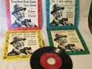 Set of 5 Pennsylvania Dutch Humor 45 rpm Record by Professor Herman F. Schnitzel