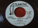 Sam Dees. Fragile Handle With Care. NM- Soul Funk Promo 45