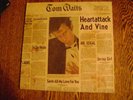 TOM WAITS - HEART ATTACK AND VINE 1980 WHITE LABEL PROMO EX VINYL