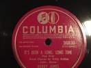 Avengers End Game Capt America 78 Rpm Harry James It’s Been A Long, Long Time VG