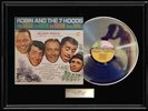 FRANK SINATRA  RAT PACK ROBIN 7 HOODS DINO WHITE GOLD PLATINUM TONE RECORD
