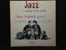 Dave Brubeck Quartet-Jazz At The College Of The Pacific-Fantasy 3-13-10 INCH RED
