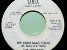 The Miracles  Christmas Everyday / The Christmas Song Tamla ?– EX-009 Promo 1963