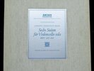 Bach: Solo Cello Suites - Pierre Fournier **Deutsche Archiv ED1 Stereo 3LP Set**