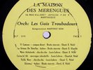 Les Gais troubadours Louis lahens Deep Merengue Cha Cha BLP016 LP LISTEN