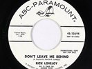 Northern Soul Popcorn 45 - Rick Lovejoy - Don't Leave Me Behind - ABC-Paramount